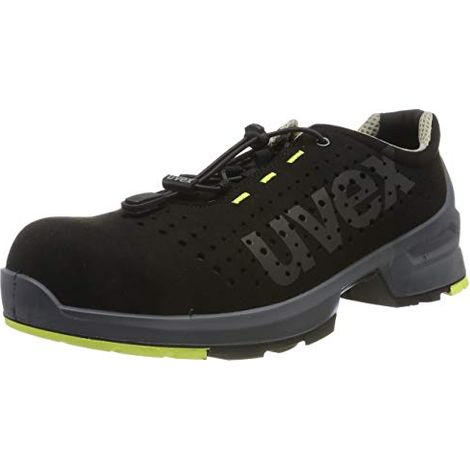Scarpe antinfortunistiche basse Uvex 1 S1 SRC ESD 85438 - 46 - Nero/Giallo