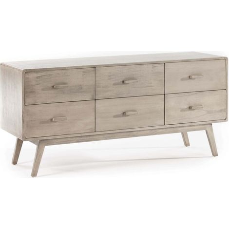 Buffet abenades - Bois clair, beige (1/2)