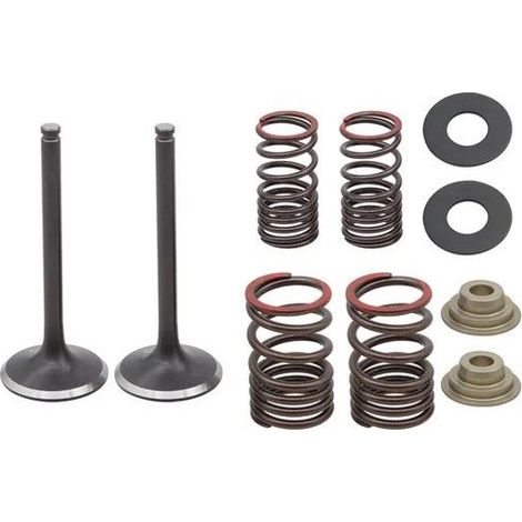 Soupapes d'échappement PSYCHIC 2025/05 (kit avec ressorts et rondelles) pour Honda CRF 250 F '19-'24, acier.