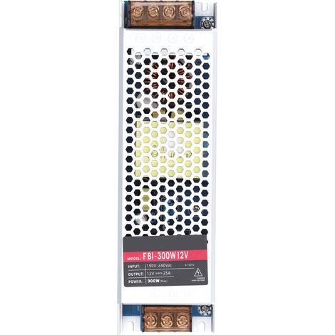 Alimentation à découpage longue bande LED 12V 300W AC 190-240V, transformateur industriel pour contrôle et éclairage