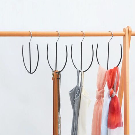 4 pièces ceinture écharpe cintre gain de place organisateur suspendu multi-usages cravates étagère à chaussures sac de sport organisateur placard Organisation (1/5)