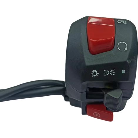 Komplettes Steuerungsset für 125-cm³-Offroad-Motorräder, Quads und Trikes, inklusive geradem Lenker, Sitzbank, Scheinwerfer und Zubehör für den Motorstart-/Stoppknopf. (1/3)