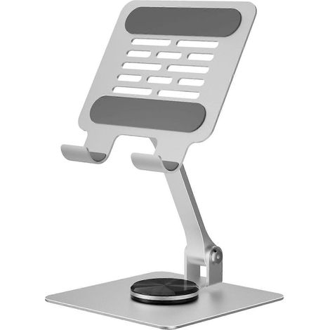 Faltbarer Tablet-Ständer aus Kohlenstoffstahl und Aluminiumlegierung mit 360°-Drehfunktion für iPads
