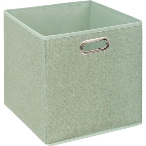 Boîte de Rangement Pliable "Premium" 31x31cm Vert Sauge (1/4)