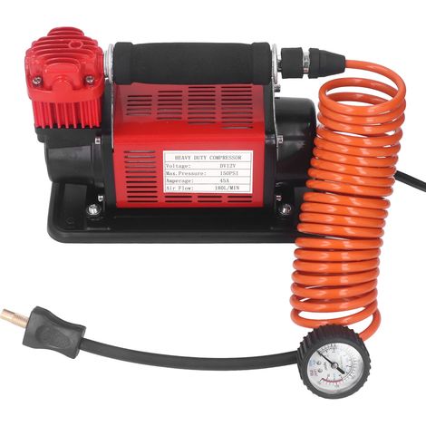 Compresseur de gonflage 150PSI Double Cylindre Haute Puissance 540W 12V Pompe à Air pour Pneus (1/5)