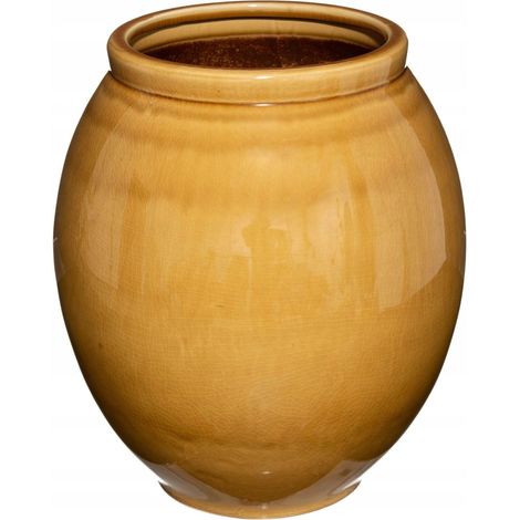 Atmosphera Dekovase Gelb Ocker 39 cm