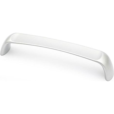tirador de mueble andyno. zamak. aluminio ral 9006. largo 138mm acabado gris ral (1/2)