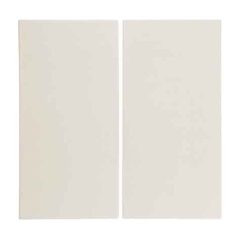 HAGER S1 TOUCHE SANS LENTILLE POUR MÉCANISME DOUBLE BRILLANCE BLANC