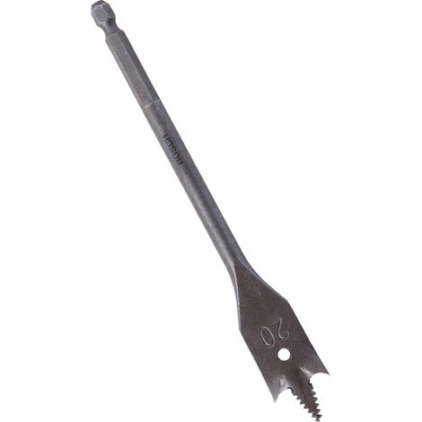 Bosch 2608587577 20 x 152mm Selfcut Flat Wood Drill Bit Hexagon Shank