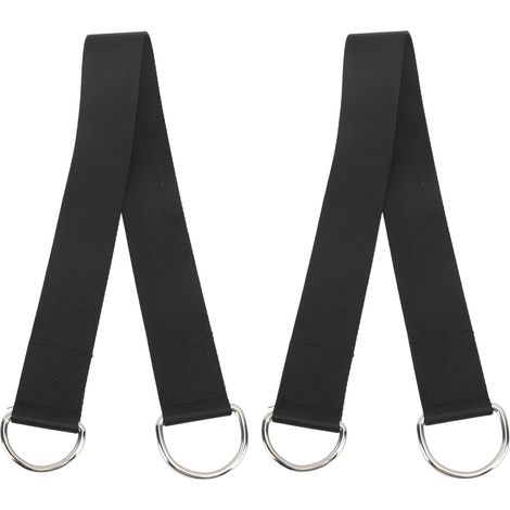 2PCS Sangles de Suspension Polyvalentes Haute Résistance Nylon Sécurisées pour Balançoire Arbre et Usage Extérieur (1/5)