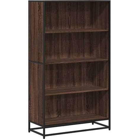 Maison Exclusive - Bücherregal Braun Eichen-Optik 80,5x35x139 cm