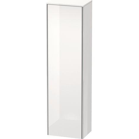 Duravit XSquare armario alto, 1 puerta, tope derecho, 4 estantes