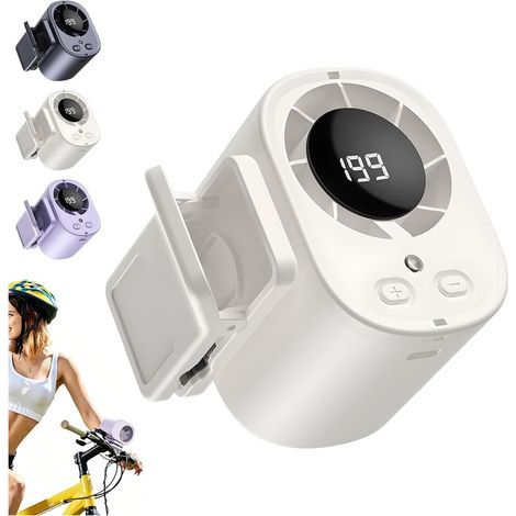 Ventilateur de poche rechargeable USB – mini ventilateur à pince – refroidisseur personnel portable – usage extérieur et intérieur – batterie 1500 mAh (1/5)