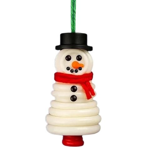 Weihnachtsknopf-Set Schneemann-Dekoration mit Knöpfen für Fenster, Terrasse und Garten Deko-Idee für Terrasse und Balkon