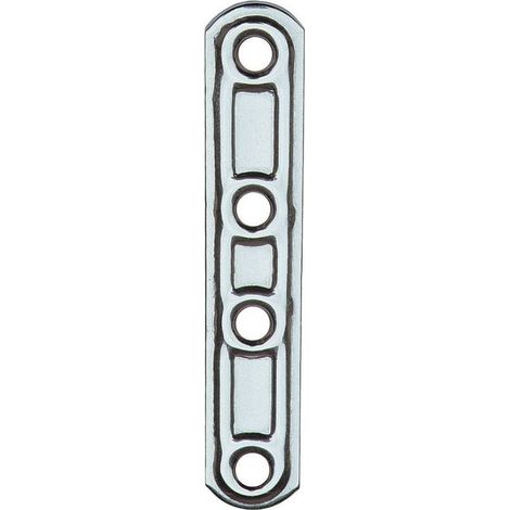 LASTRINA INOX DIRITTA 4 FORI ART. 163IN MM.100. Prezzo per 1 pezzo.