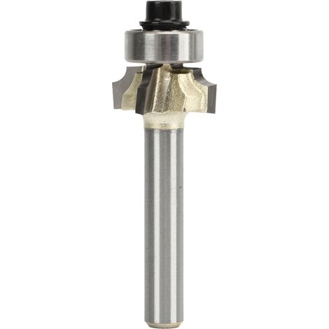 4-schneidiger Hartmetall-Holzfräser, 6,35 mm Schaft, R2,5, abgerundeter Schnitt, Fräser für die Holzbearbeitung, Wolframstahllegierung, Präzisionsschärfen (1/5)