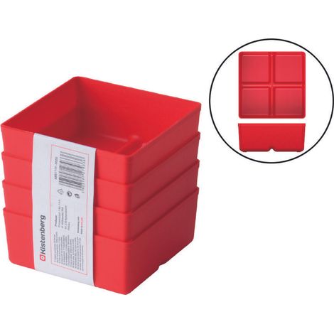 VALIGIA PORTAMINUTERIA UNITE SET PEZZI 4- - mm.110x110x50h. art.KBS115 - 1 confezione KISTENBERG
