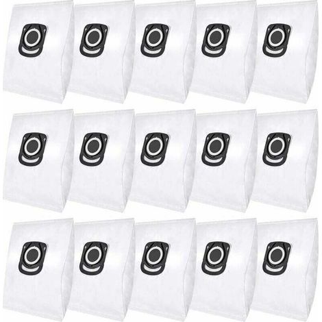 15 bolsas de repuesto para Rowenta Hygiene+ ZR200520 ZR200720 Swirl R39. Compatible con Rowenta Compact Power, X-Trem Power y Silence Force (modelos RO64xx RO63xx RO68xx RO39xx).