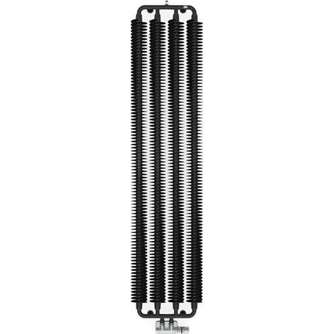 Radiatore acqua calda nero alto 1940mm e largo 390mm - 989 Watt - RIB1920/390VZXN