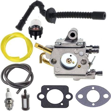 FENOPLASTICAHippotech Carburateur pour Zama C1Q-S258 Carburateur pour Tronçonneuse Stihl MS192 MS192T MS192TC (1/3)