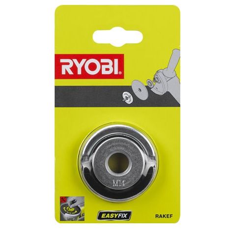 Ryobi RAKEF FIXTEC Flansch M14 Gewinde ohne Schlüssel (1/2)