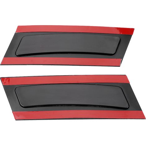 Seitliche Emblemreflektoren für BMW X5 E70 (Baujahre 2007-2010), Teilenummern 63217162548 und 63217162547. Verkauf eines Paares in Schwarz.