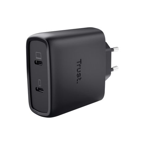 Trust Maxo Chargeur GaN USB-C 65W à 2 ports