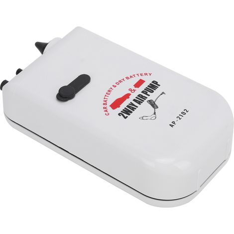 Mini pompe à air portable silencieuse à double vitesse pour aquarium, voiture, 125-250 V (1/5)