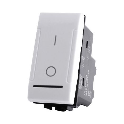 Mapam ART Interruttore bipolare 16A - 250V T1 compatibile Light bianco - 802B
