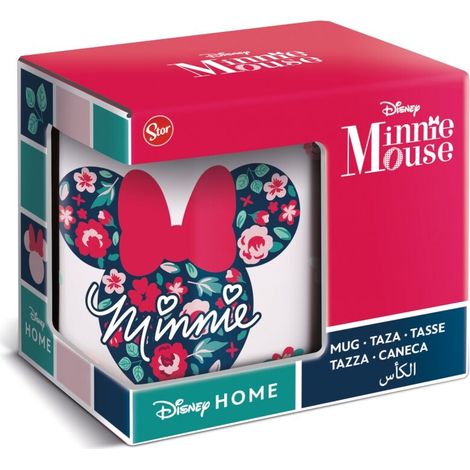 Taza de cerámica de 325 ml en caja regalo de Minnie Mouse