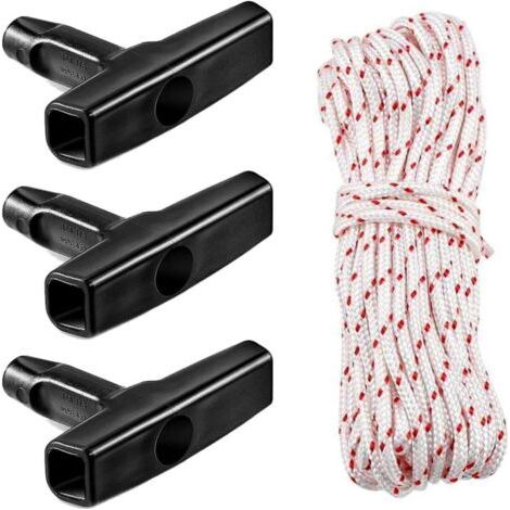 Cuerda de arranque 3,0 mm x 10 m con 3 asas para cortacésped, motosierras, trimmer y más (1/5)