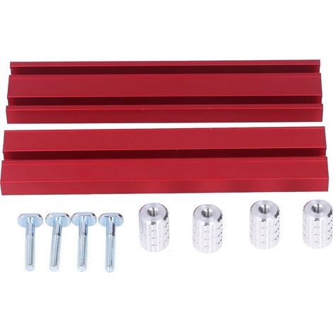 Banc d'arrêt de rabotage pour le travail du bois, Kit de pinces de positionnement pour chien, Kit d'outils pour Table d'établi 15.8mm/0,62 pouces (1/5)