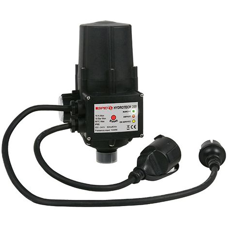 Spido – Automatisme HYDROTECH 200 – Gestion automatique pour pompe de surface – Démarrage et arrêt automatiques – Protection contre marche à sec