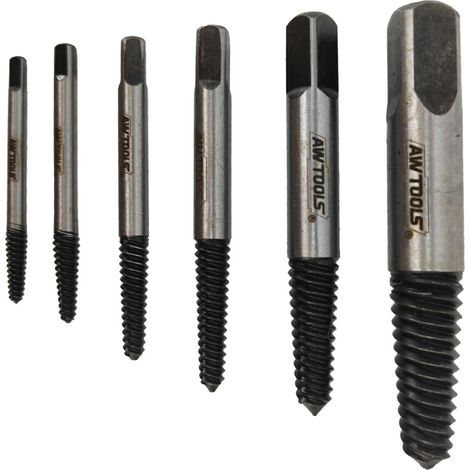 Set estrattori viti awtools nero 3 a 25 millimetri (1/2)