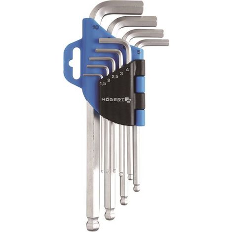 Llaves Allen hogert ht1w804 punta oval uso hasta 30 grados
