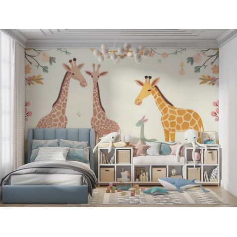 Papier peint enfants animaux - 500 x 270 cm (1/2)