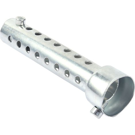 Silencieux d'échappement universel moto DB killer 35mm argenté - Insertion de baffle insonorisé pour pot (1/4)