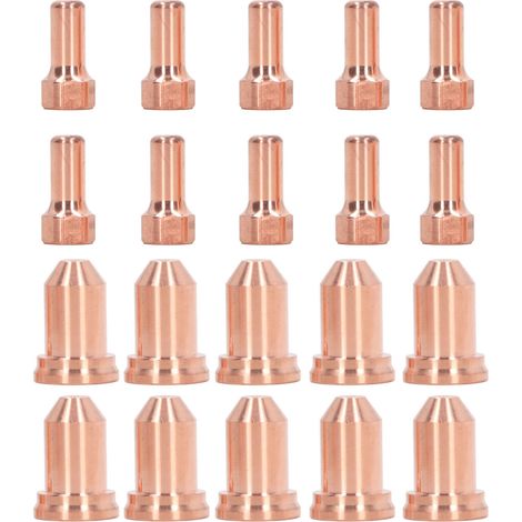 Lot de 20 électrodes de découpe plasma en laiton résistant aux hautes températures pour torche PTM 80