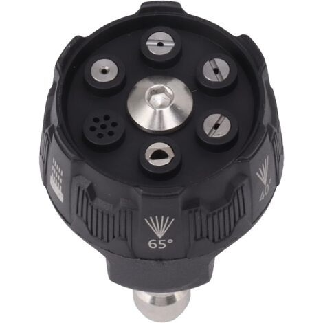 BUNTHAUS Embouts de Pulvérisation 6 en 1 pour Nettoyeur Haute Pression, Buse en Acier Inoxydable 3000 PSI avec Connexion de 1/4 (1/5)