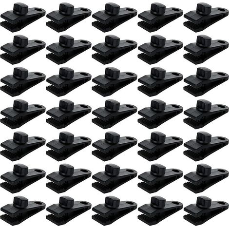 30 Stück Zeltplanenklammer, verriegelbare Planenklemme, Planenklemme, Markisenklemme, Planenbefestigung, Plane, Wohnwagen, Abdeckung, Poolabdeckungen