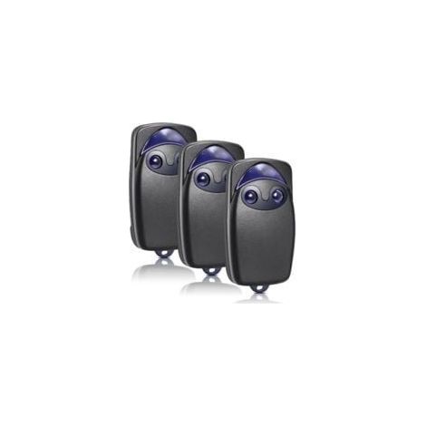 Telecomando per cancello per Flo2r-s, 3 pezzi 433,92 MHz Telecomando per porta da garage compatibile con Flo2R-S, 2 canali (1/5)