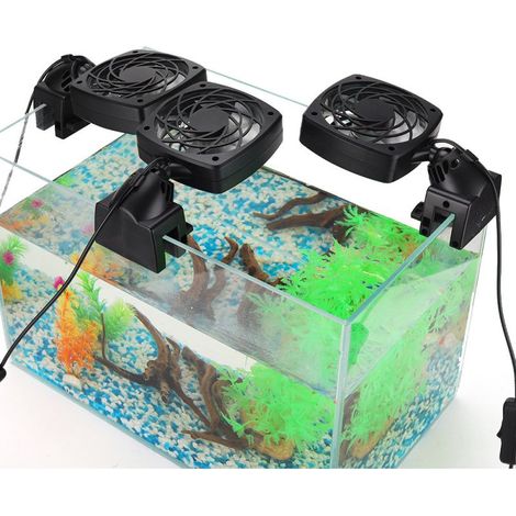 Aquariumlüfter, Kühler, Kühlsystem für Süß- und Meerwasseraquarien, Temperaturregelung, Kühlung (1/5)