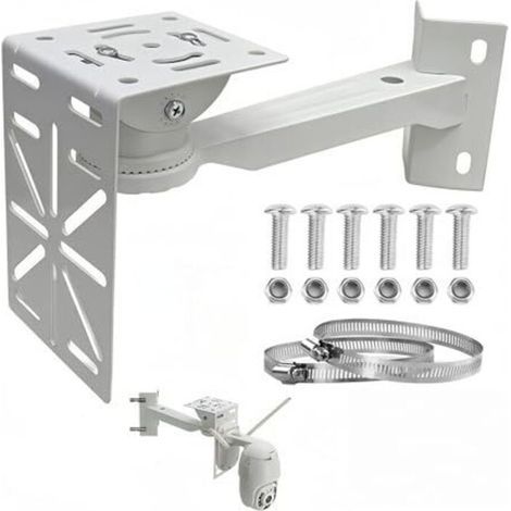 Wall mount for cameras, outdoor ring camera mount, outdoor corner camera mount, perfectly suited for surveillance cameras and CCTV systems (1/5)