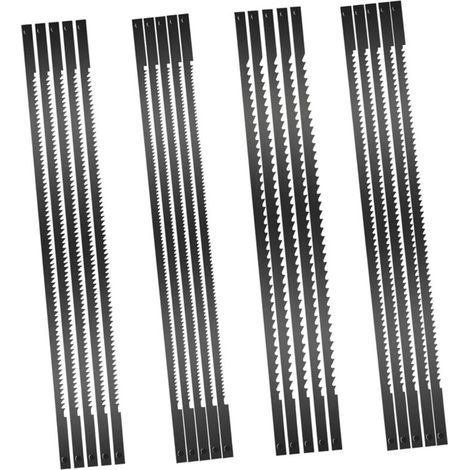 Scroll Saw Blades with Pin 10 15 18 24 Teeth for Woodworking (1/4)