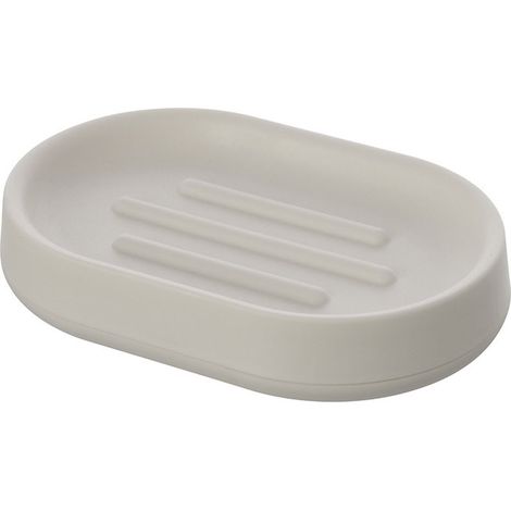 Piattino porta sapone Moderno In Plastica Bianco Da Appoggio (1/4)