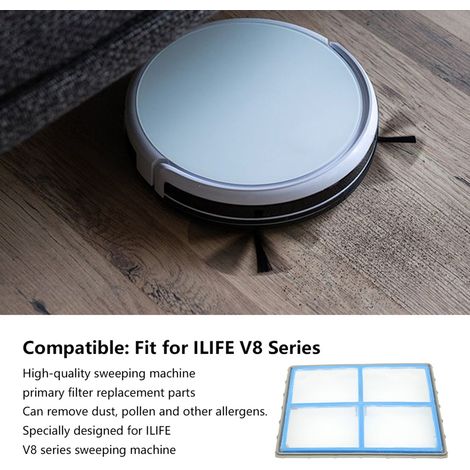 Filtre à poussière de rechange pour robot aspirateur ILIFE V8 - Accessoire de nettoyage (1/5)