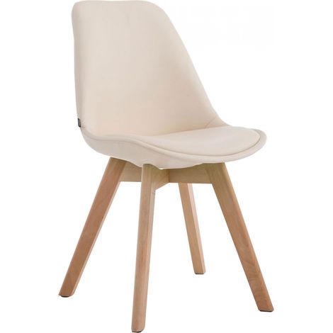 Esszimmerstuhl Manado Kunstleder creme natura (1/4)
