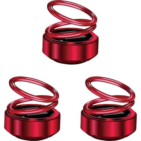 Mini radiateur de voiture cinétique moléculaire portable, dégivreur de pare-brise pour l'hiver, diffuseur de parfum automobile à double anneau rotatif (1/5)