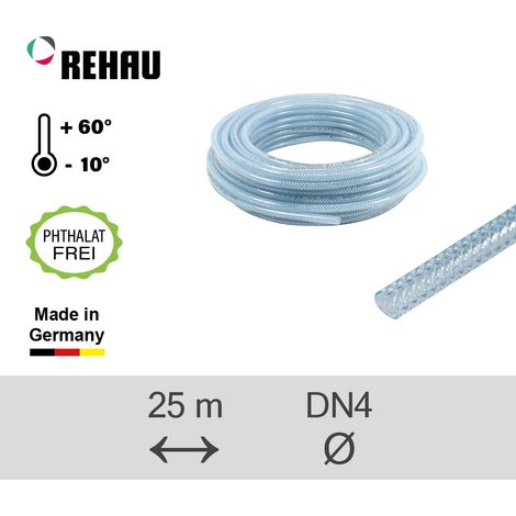 Industrieschlauch 50 m DN 4 Lebensmittelkonform & TÜV-geprüft "Raufilam-E"
