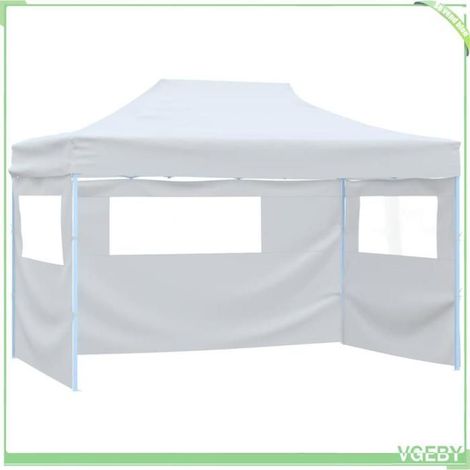 Tente pliable de réception - FAFEICY - 48870 - 3 x 4,5 m - 4 parois avec fenêtres - Toit Oxford 600D PVC (1/5)